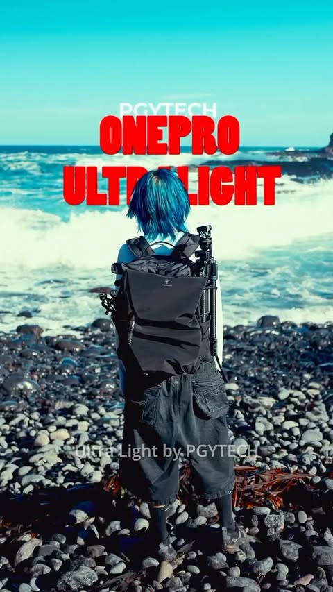 Instagram post by @0ojin_ for PGYTECH. Caption reads: The OnePro lite by @pgytech.anz is a must if you....