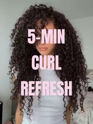 TikTok post by @heylorina for Bali Curls. Caption reads: [...] #curlyhairtutorial #volume @Bali Curls....