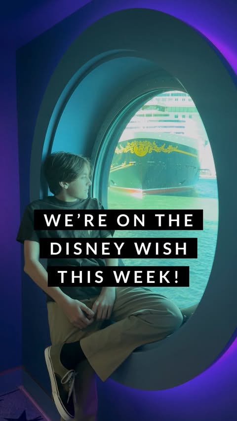 Instagram post by @we_dont_wear_ears for Undercover Tourist. Caption reads: [...] Disney Wish this week and head to....