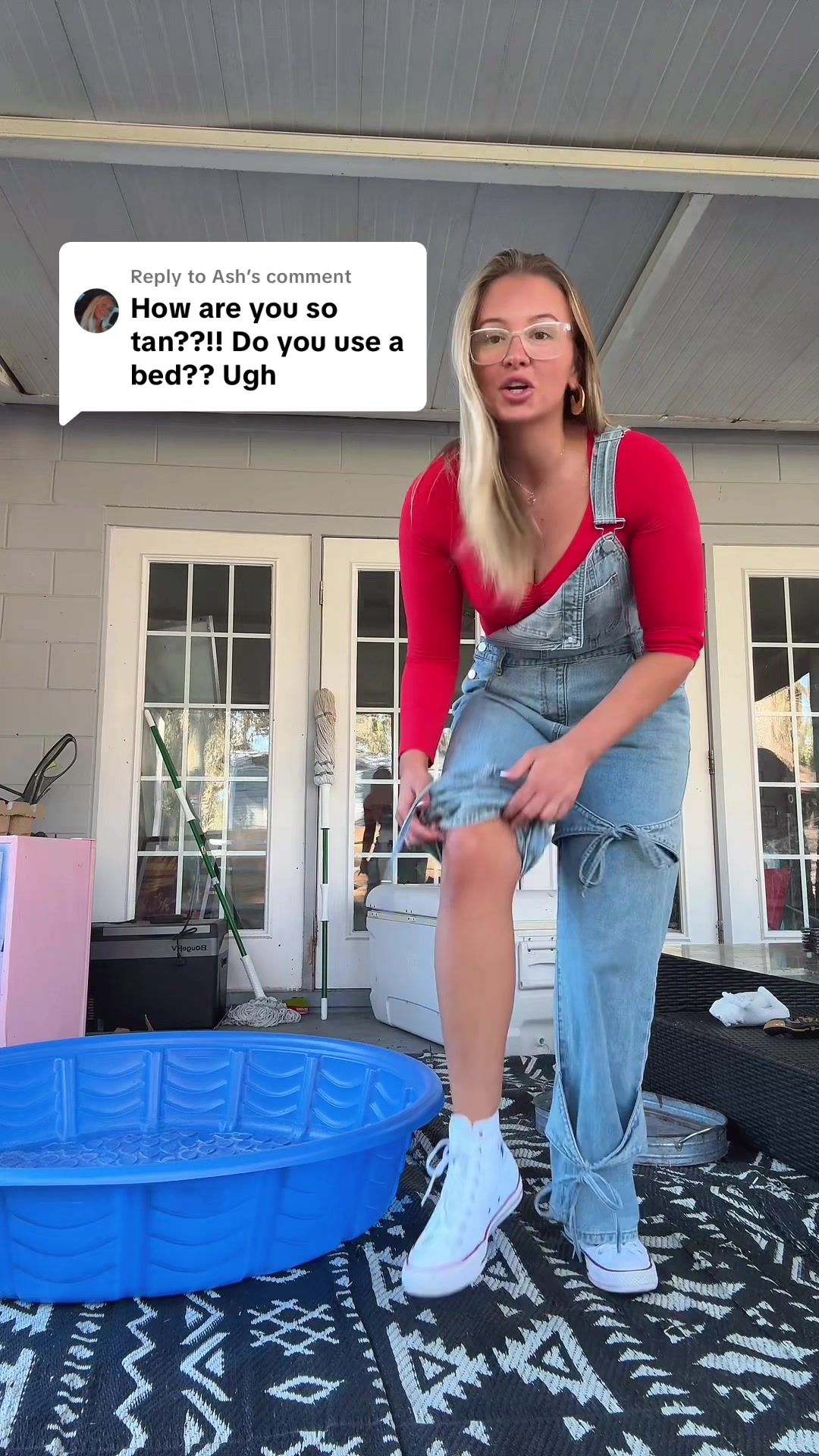 TikTok post by @itsmamariles for Peta Jane Beauty. Caption reads: Replying to @Ash @Peta Jane Beauty for the win ;).