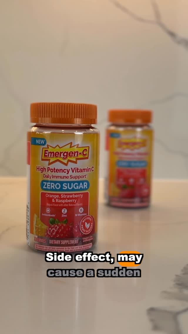 Instagram post by @myphitpharmacist for Emergen-C. Caption reads: #Ad You know Emergen-C came with a zero sugar....