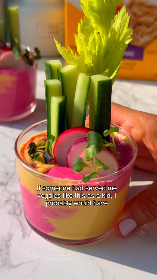 Instagram post by @eatingbyelaine for Safeway. Caption reads: #ad If someone had served me veggies like this as....
