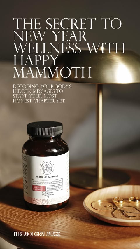 Instagram post by @themodernmusemagazine for Happy Mammoth. Caption reads: [...] into real life. Partnering with....