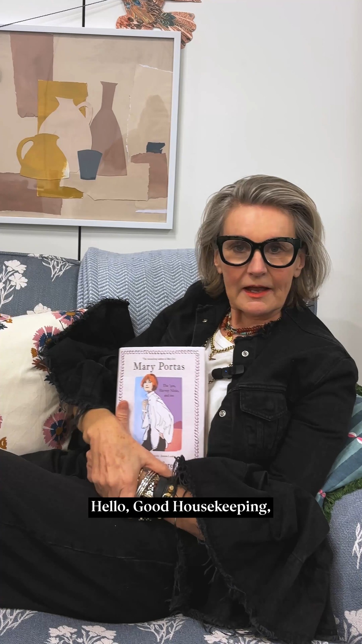 Instagram post by @maryportasofficial for Good Housekeeping. Caption reads: At GH Live, we caught up with Mary Portas to talk....