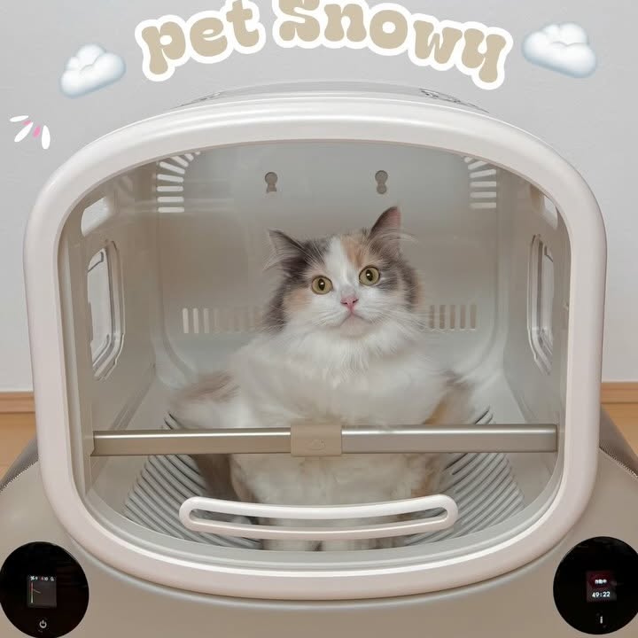 Instagram post by @kuleha1121 for PetSnowy. Caption reads: . . .

@petsnowy_jp さまの
〖 SMILEペットドライヤーハウス [...].