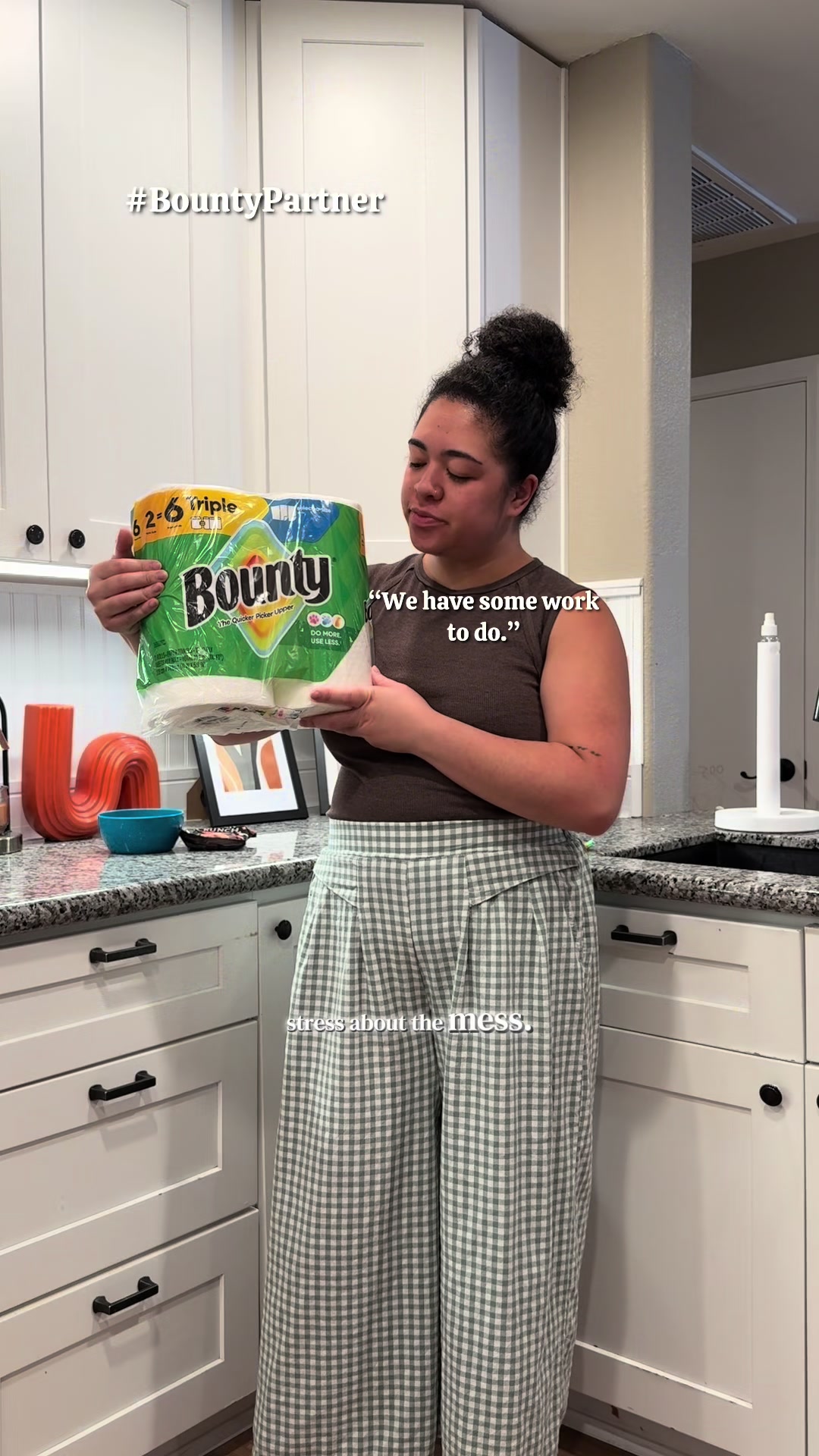 TikTok post by @alanalpc for Bounty. Caption reads: #BountyPartner Back to school season is here!....