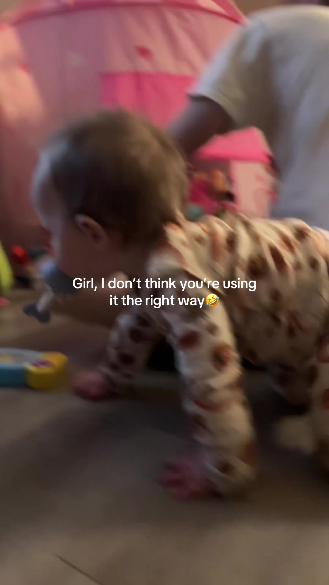 TikTok post by @dallasss.minorrr for mombella official. Caption reads: She LOVES this teether, she’s even ditched all her....