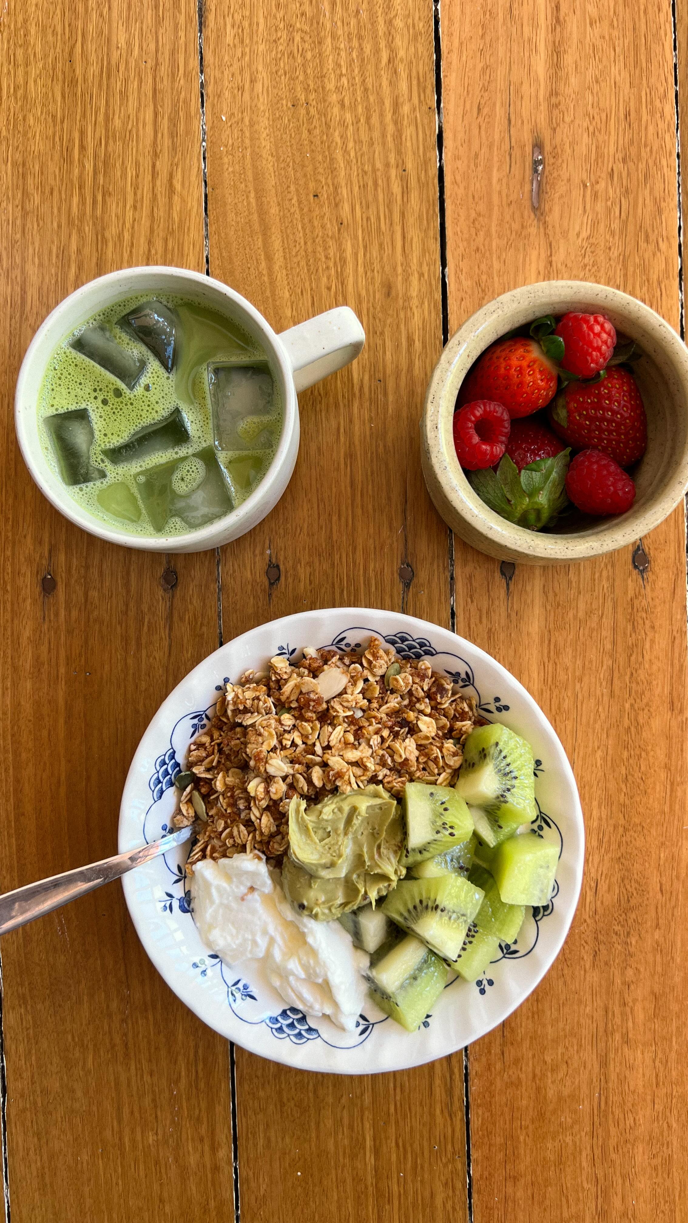 Instagram post by @lalanyajade for Woolworths. Caption reads: A brekky bowl a day 🍓🥝🫐!! I’ve been using the....