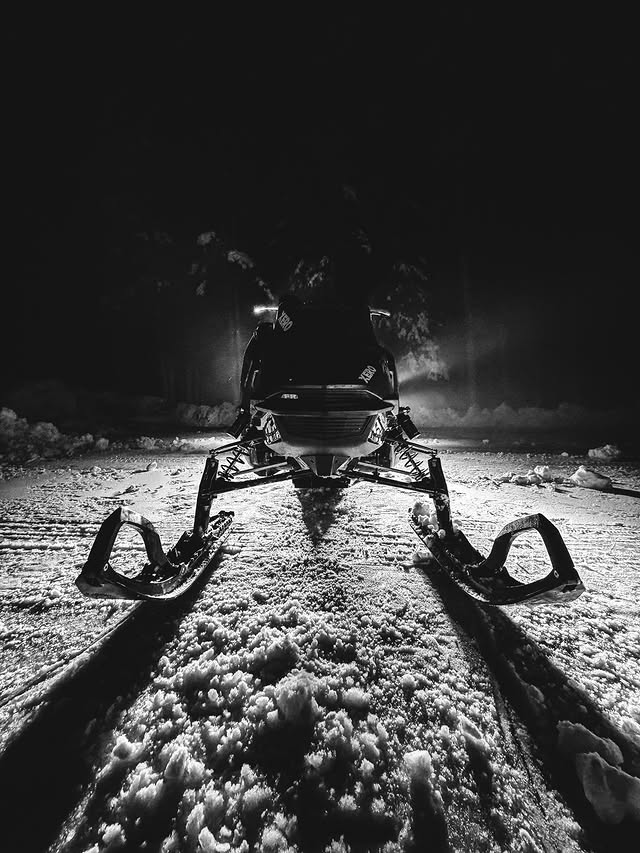 Instagram post by @hayden_throop for Ski-Doo. Caption reads: [...] cool pic so here it is . . #snowmobile....