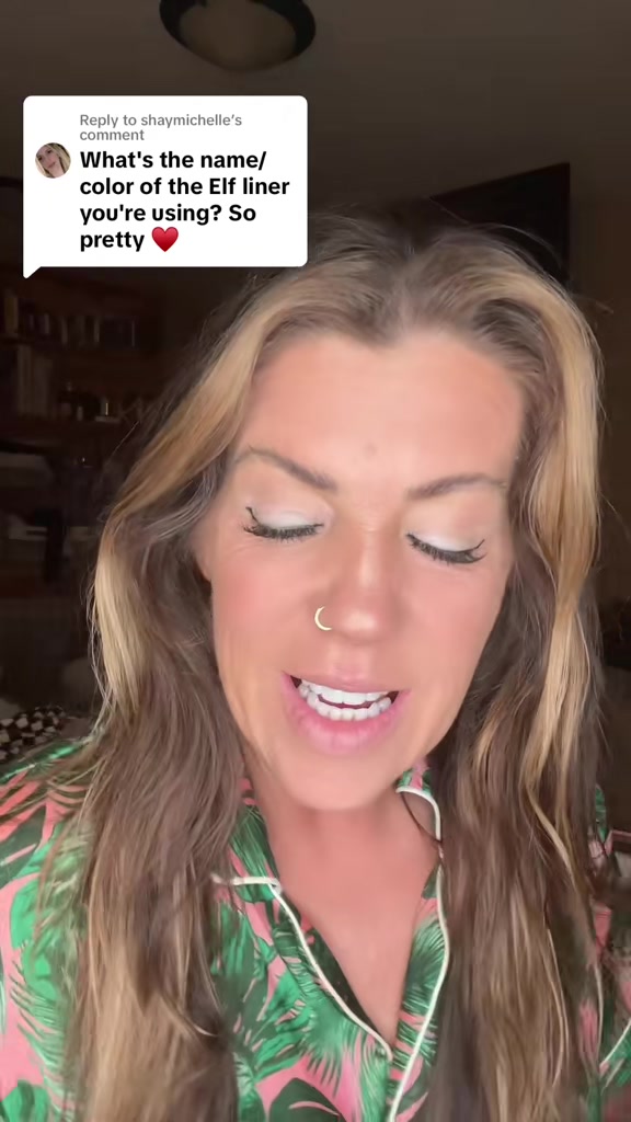 TikTok post by @lavishlisa7777 for Formless Beauty. Caption reads: @Formless Beauty @Jenny McCarthy @elfcosmetics....