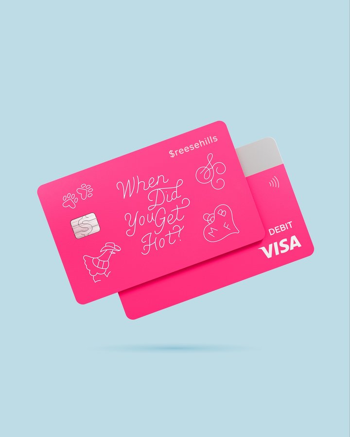 Instagram post by @teamsabrina for Cash App. Caption reads: The second drop of Sabrina Cash App Card stamps,....