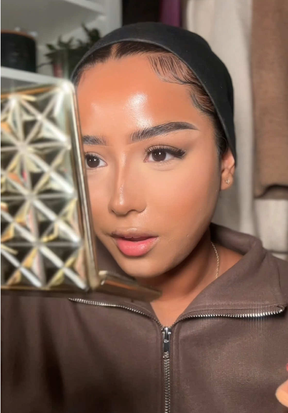 TikTok post by @rohiimaaa for HNB Cosmetics. Caption reads: Black friday sales have begun!!! Her new smooth....