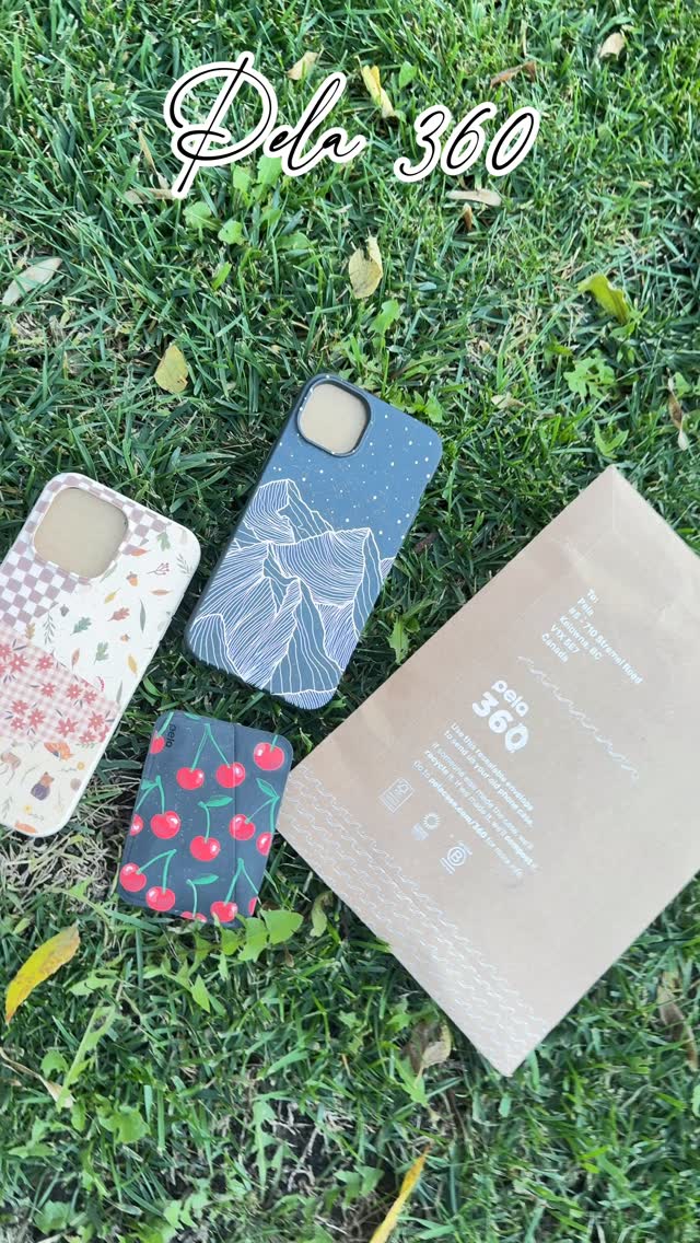 Instagram post by @priiyapran for Pela Case. Caption reads: [...] this cute 💚📱
Unboxing the dreamiest....