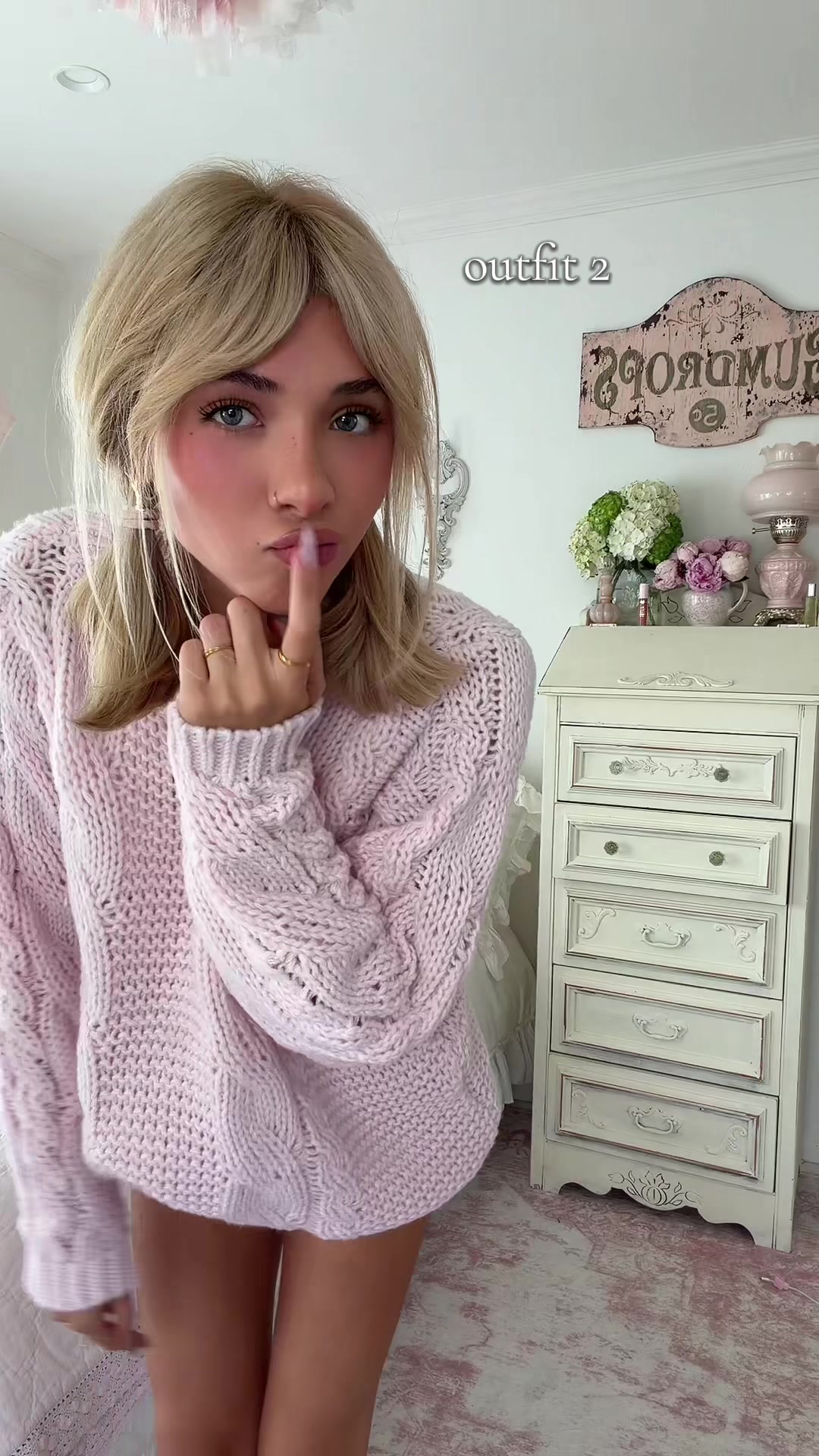 TikTok post by @laylasblue for Princess Polly. Caption reads: which is your favorite winter combo @Princess....