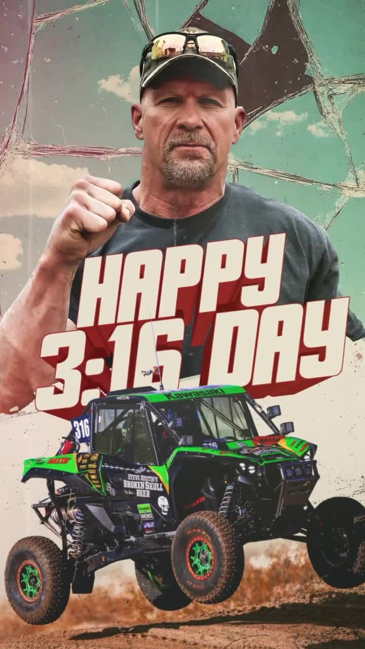 Instagram post by @steveaustinbsr for Kawasaki Usa. Caption reads: ...And that's all we gotta say about THAT!....