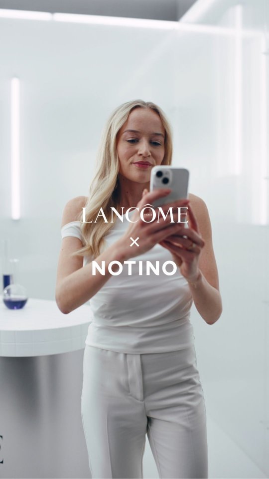 Instagram post by @anetjiskra for Notino CZ. Caption reads: Hledáš skincare, která ti fakt sedne? Mrkni do....