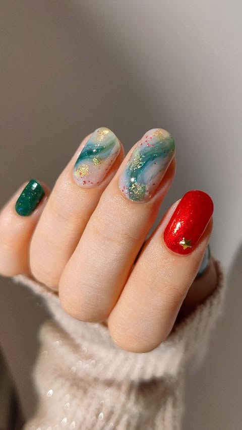 Instagram post by @maco_mani for Olive & June. Caption reads: The most requested tutorial that nobody asked for.....