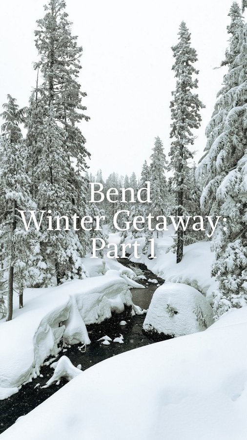 Instagram post by @wander.with.bri for Visit Bend Oregon. Caption reads: A getaway to @visitbend is always a good idea!....