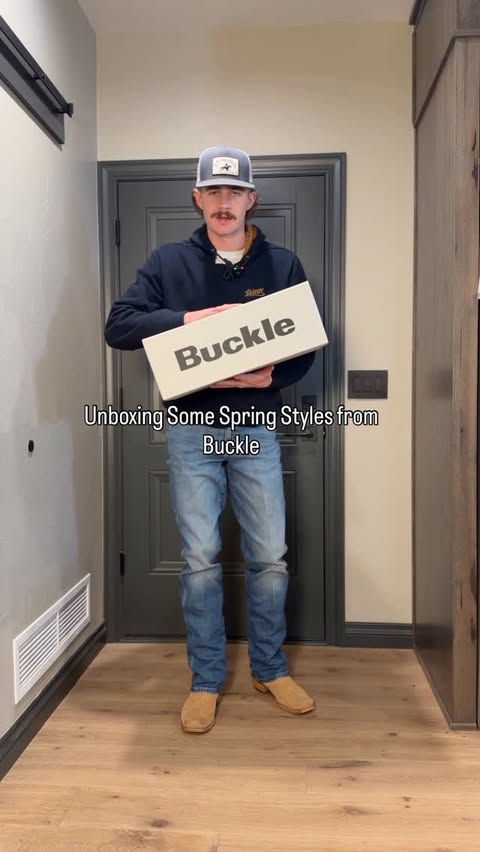 Instagram post by @coal_kuzov for Buckle. Caption reads: [...] ago styling these new fits! Thank ya @buckle....