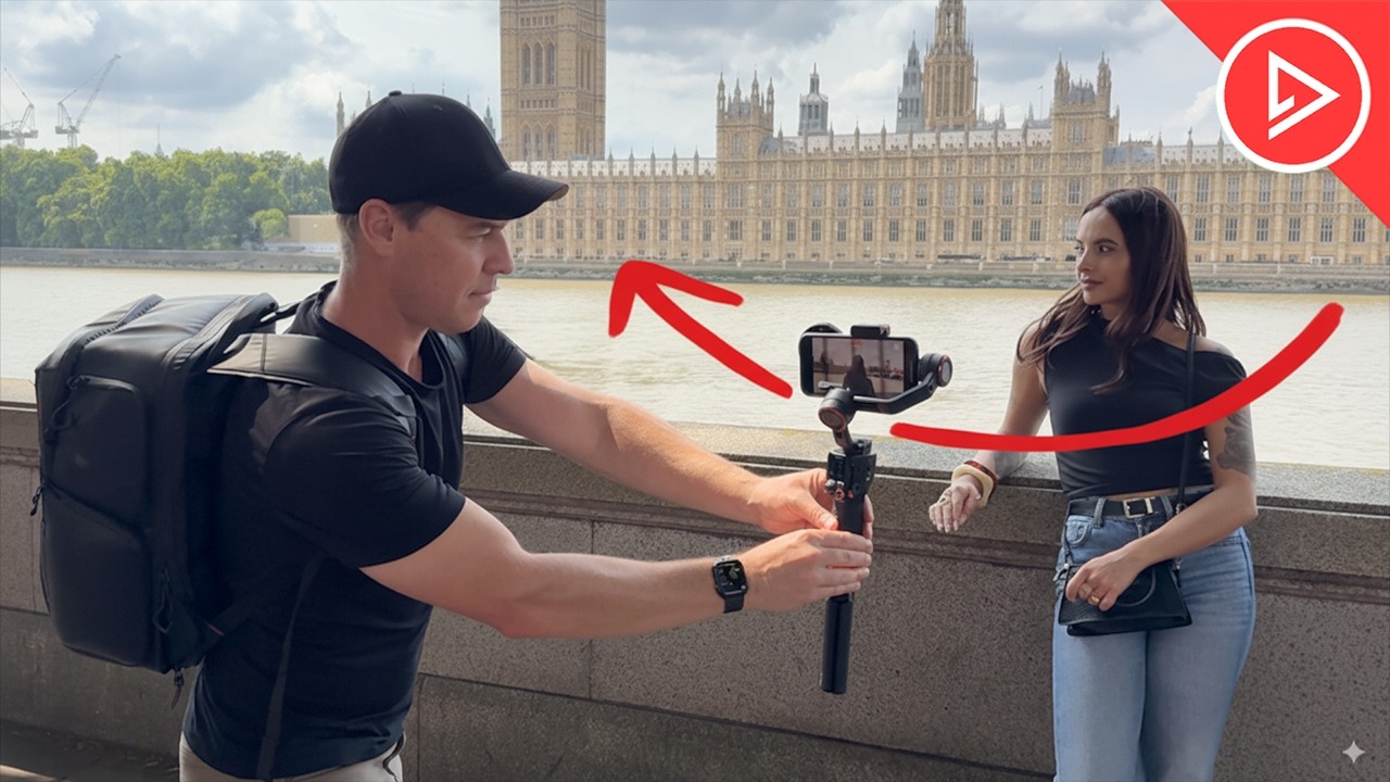 YouTube post by @LearnOnlineVideo for Hohem. Caption reads: 10 Gimbal Moves Every Filmmaker Should Know!.