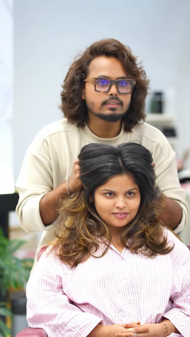 Instagram post by @shanuzzsalon07 for WishCare. Caption reads: From simple to standout—
this haircut changed the....