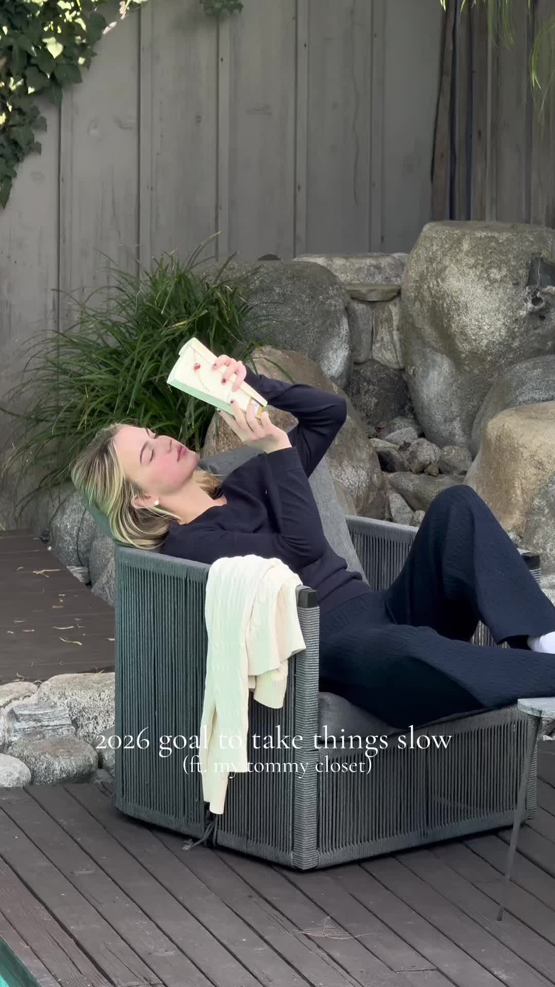 TikTok post by an influencer for Tommy Hilfiger. Caption reads: defrosting @Tommy Hilfiger #TommyFamily #ad.