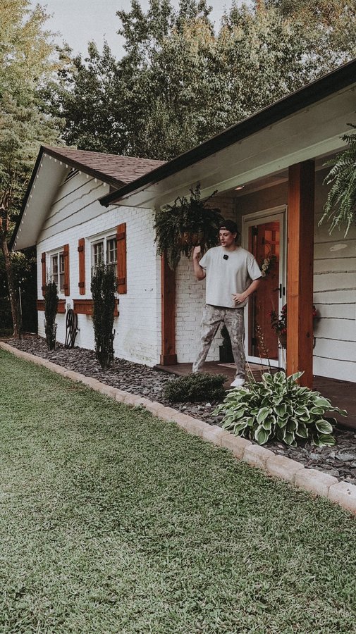 Instagram post by @drewpow for Rocket Mortgage. Caption reads: #ad Partnered with @rocketofficial 

Creating a....