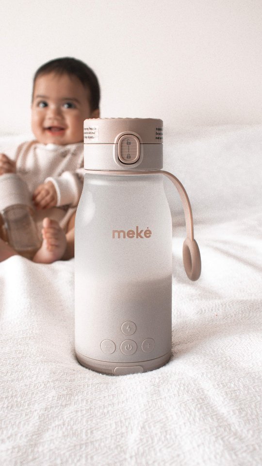 Instagram post by @raising_four_ for Meke Baby. Caption reads: Let me introduce our new go to! The @mekebaby.au....