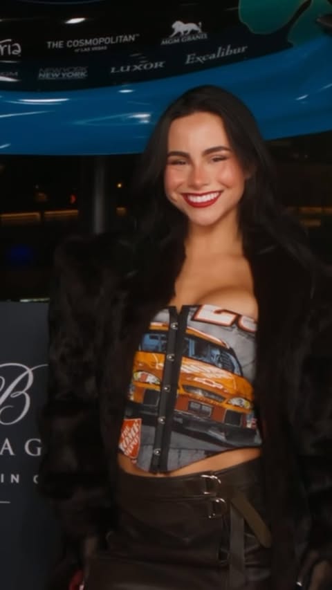 Instagram post by @sofiaspamssometimes for MGM Resorts. Caption reads: “Nonchalant” is my middle name , behind....