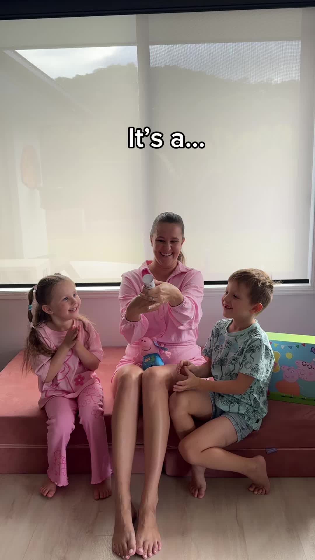 TikTok post by @mum_that_toks for Kmart. Caption reads: It’s a… GIRL 🩷 Peppa Pig is going to have a baby....