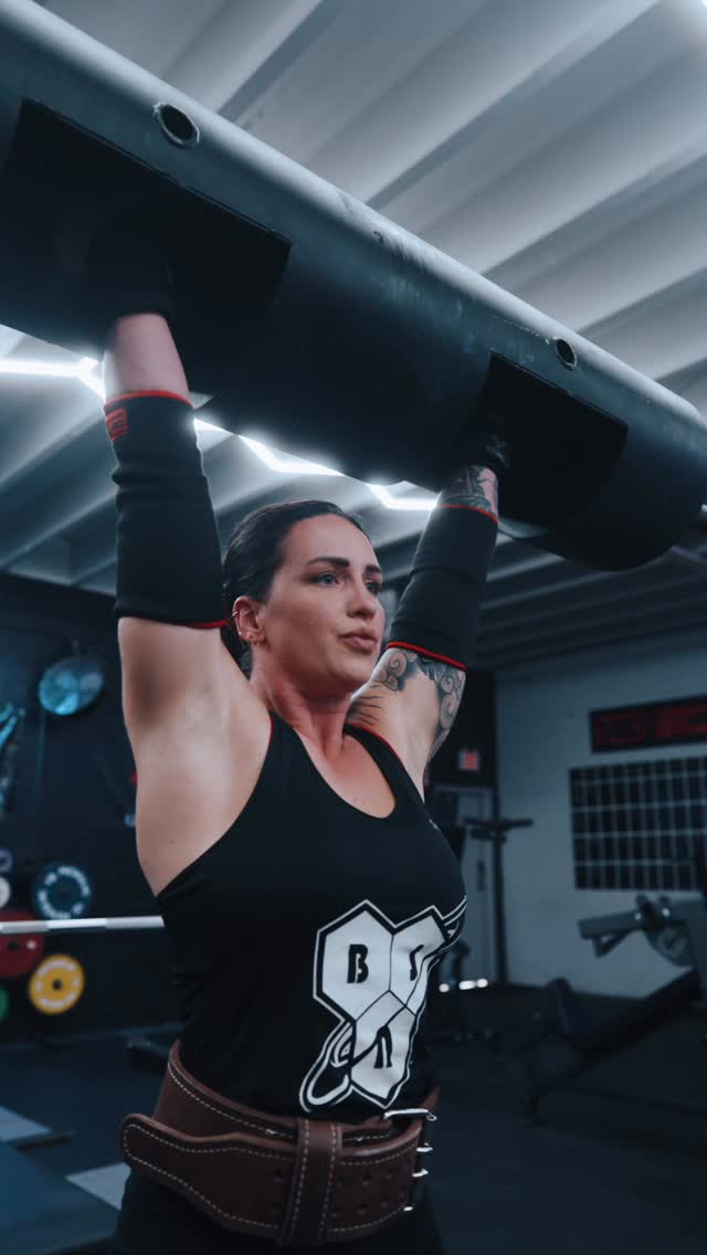 Instagram post by @krispy_kremez for BSN. Caption reads: You’ve got the gear.
The belt. The wraps. The....