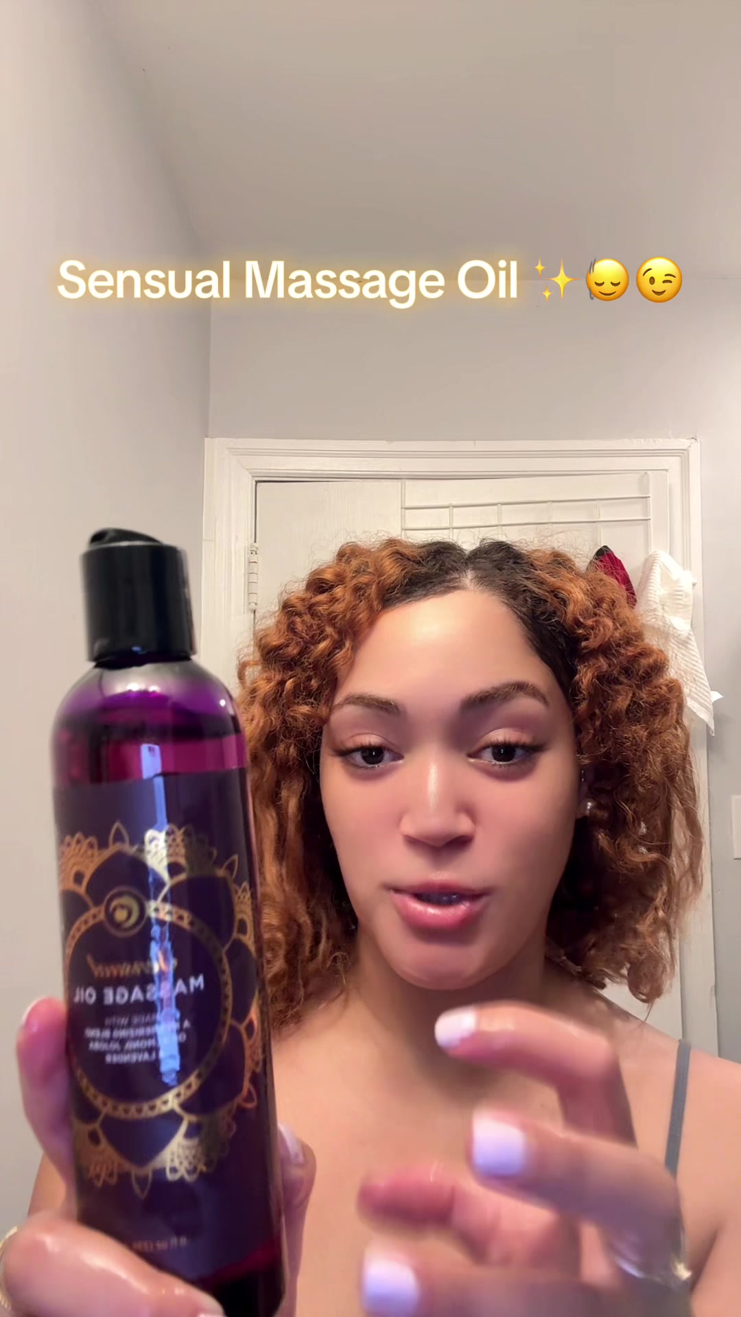 TikTok post by @francina.martinez for Maple Holistics. Caption reads: For couples or alone time 🥰♥️ @Maple Holistics....