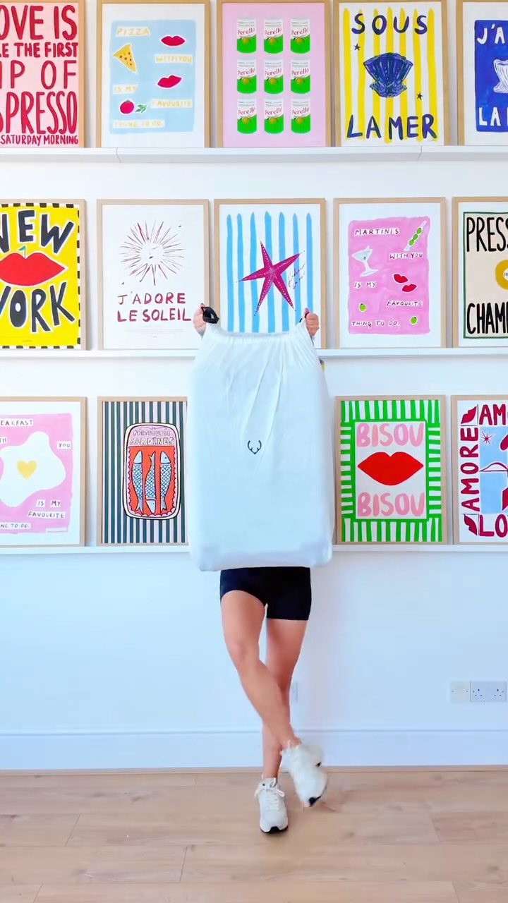 Instagram post by @nephthysillustrated for Antler. Caption reads: Happy dance in the studio this morning 🪩 Getting....