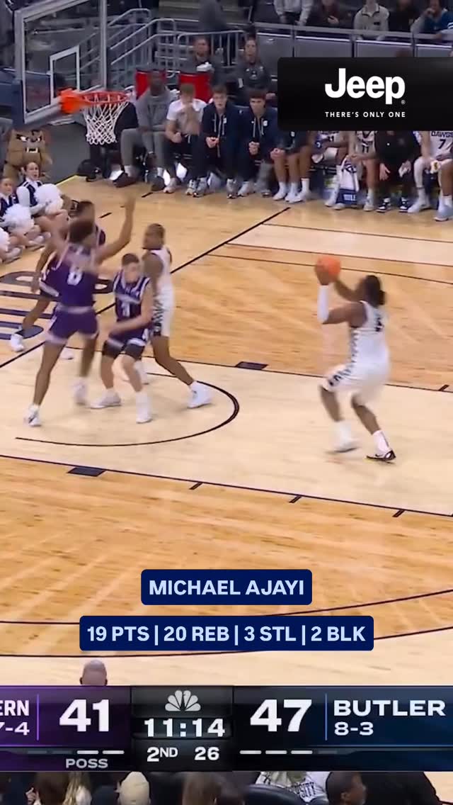 Instagram post by @marathonmike_ for Jeep. Caption reads: [...] has that dog mentality. 😤 NBC Sports |....