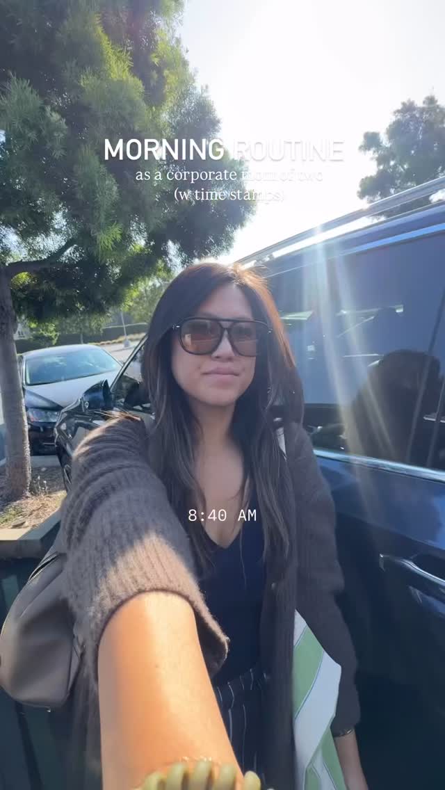 Instagram post by @byalicesigh for Covry. Caption reads: morning routine of someone who's ashamed to admit....