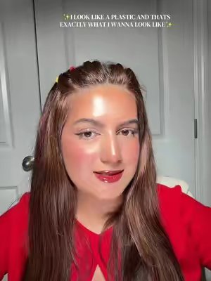 TikTok post by @rakshya.b for Hanskin Skincare. Caption reads: How to get that glow? Skin prep before makeup!....