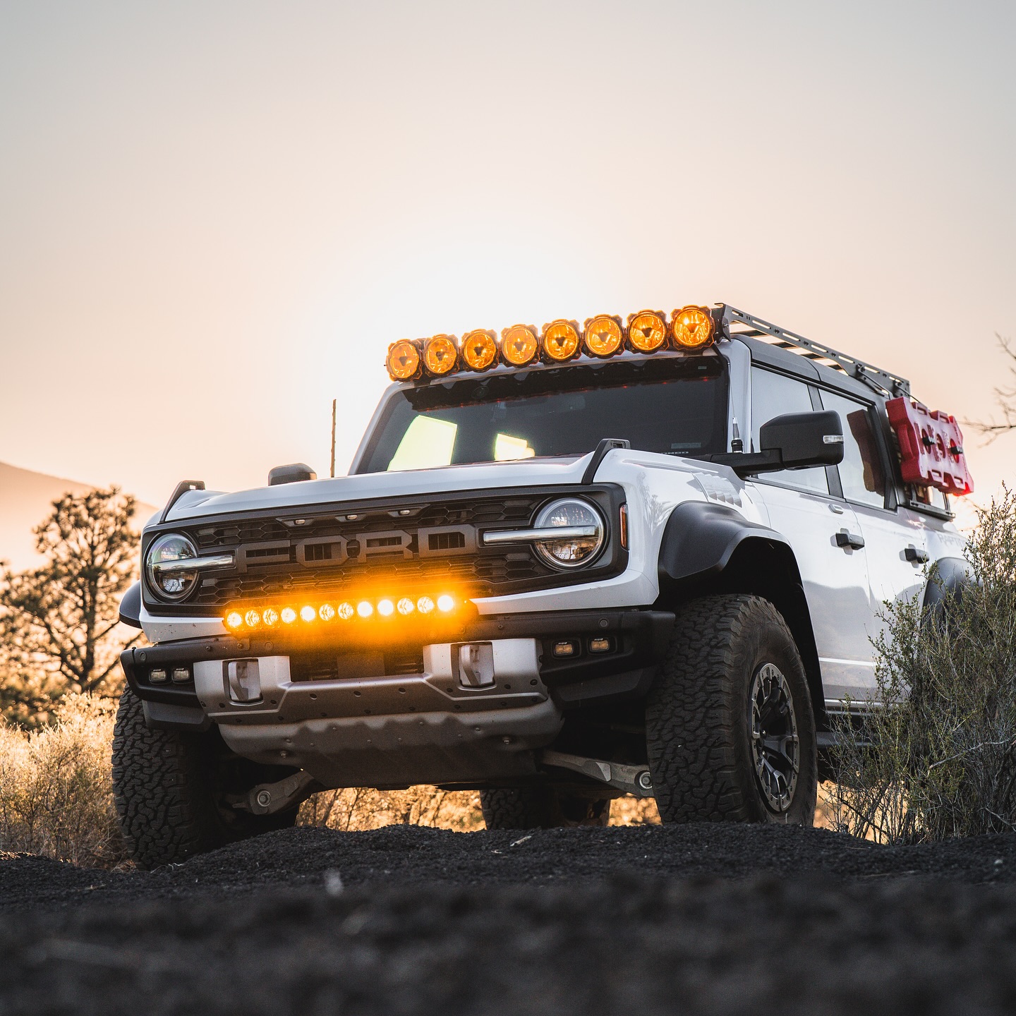 Instagram post by @mad_yeti_ for Ford Bronco. Caption reads: Overland Expo West never disappoints.

This year....