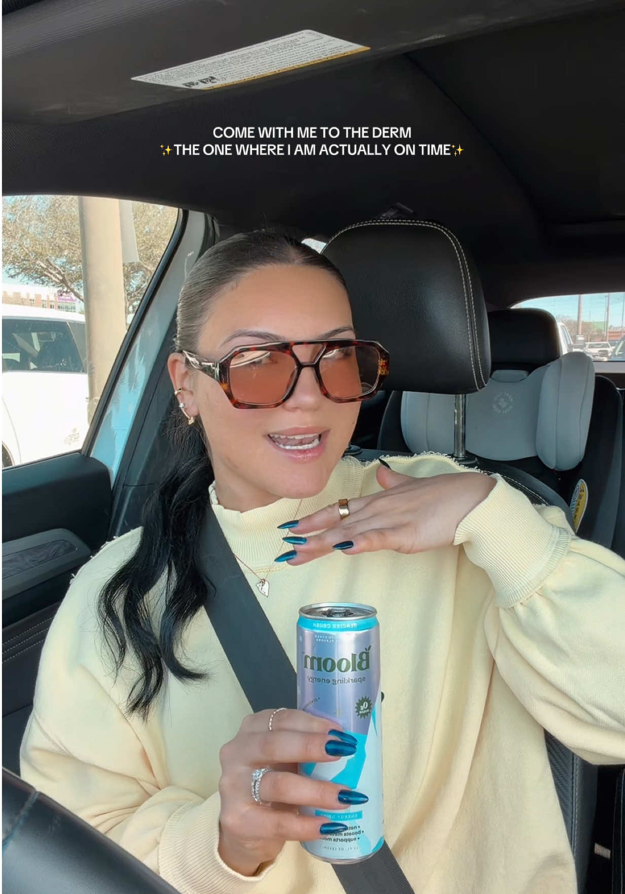 TikTok post by @ashlyn.wellerr for Bloom Nutrition. Caption reads: [...] #dermatologist #vlog #bloompartner @Bloom....