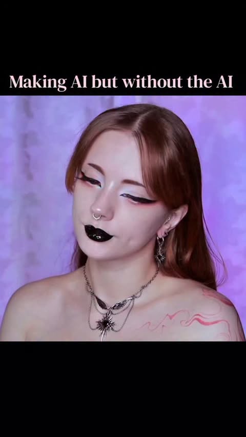 Instagram post by @cozy_neku for Punkyouth. Caption reads: Stealing AI's job 🫡 Jewelry is PR from....