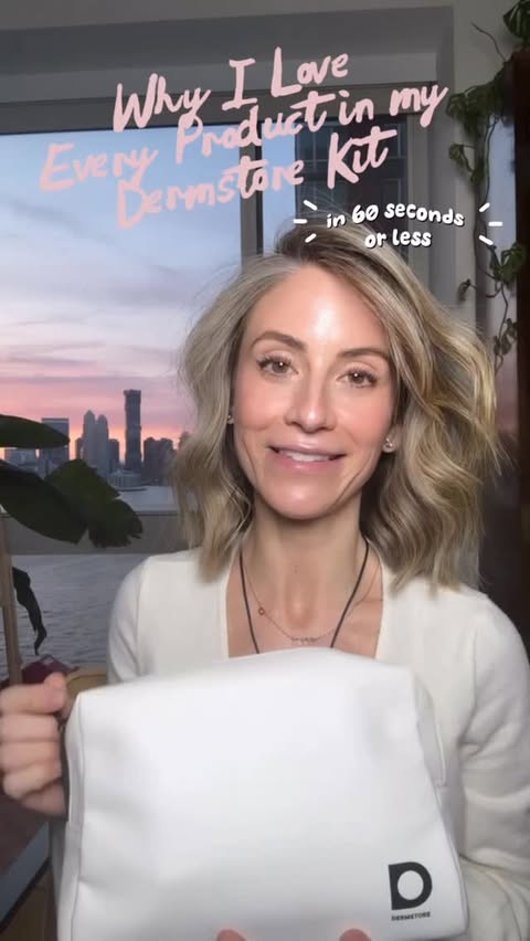 Instagram post by @ashleyspivey for Dermstore. Caption reads: [...] Kit 🫶 *link in highlights* When @dermstore....
