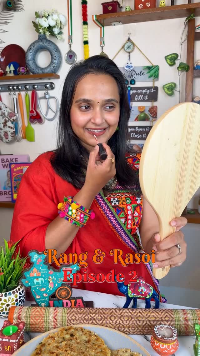 Instagram post by @we_are_chefing for Coloressence. Caption reads: Eating all the thali peeth you want this festive....