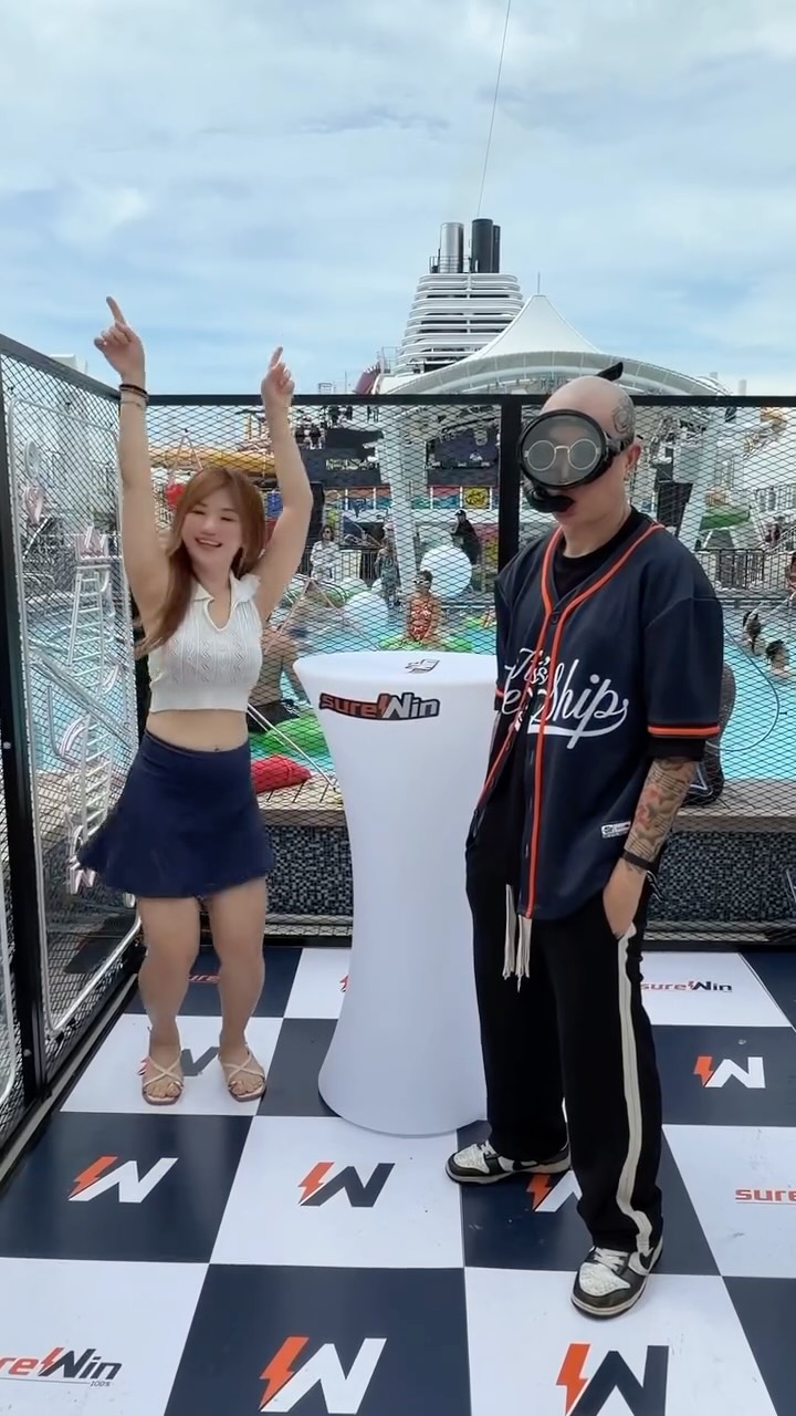 Instagram post by @chrizooi for Surewinz. Caption reads: 不用怀疑 船头是无人机拍的
This project supported by....