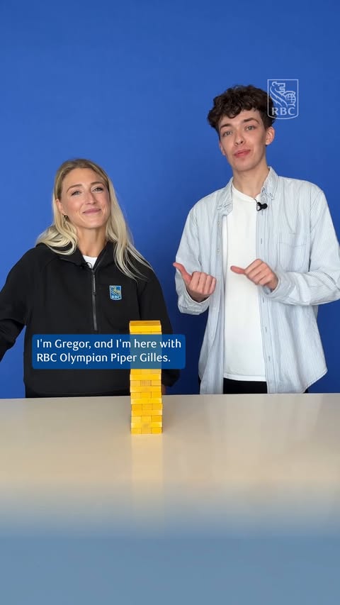 Instagram post by @gregorreynolds for RBC. Caption reads: #Sponsored From games to money gains! #RBCOlympian....