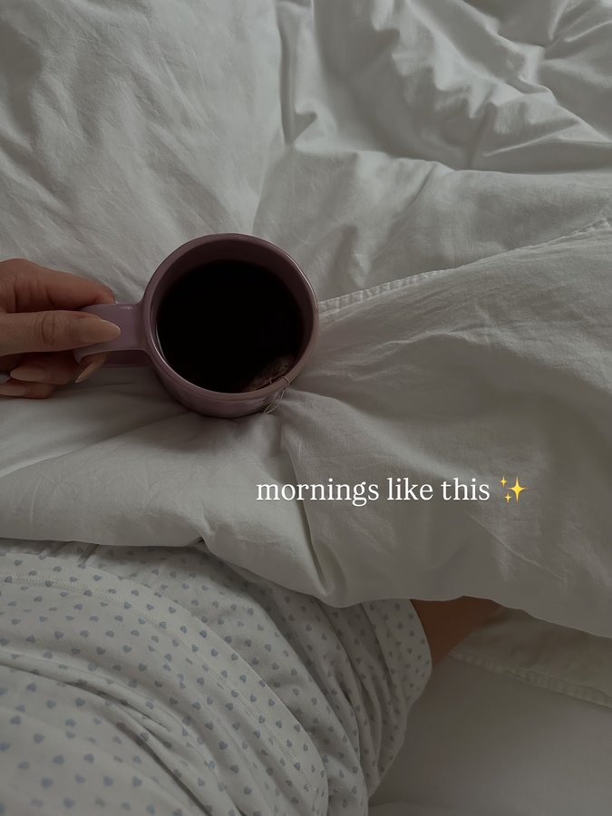 Instagram post by @iamelisari for Intelligent Change. Caption reads: ad| mornings like this ✨

I‘m obsessed with my....