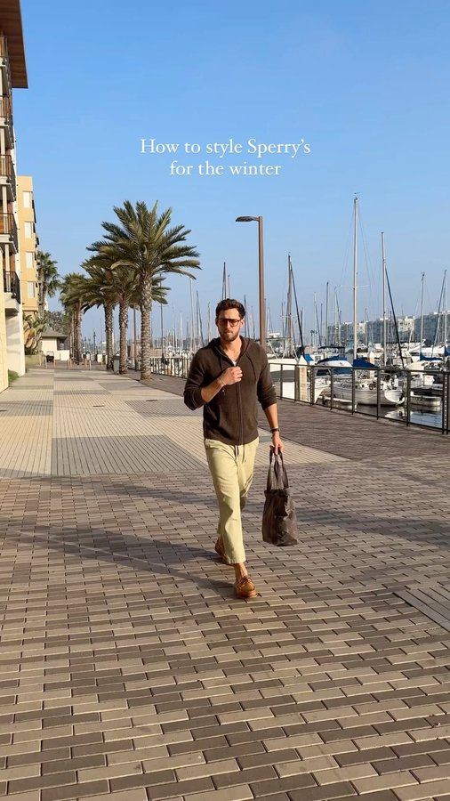 Instagram post by @erich_schwer for Sperry. Caption reads: What’s your favorite? 👀 @sperry 

#ad #sperry....