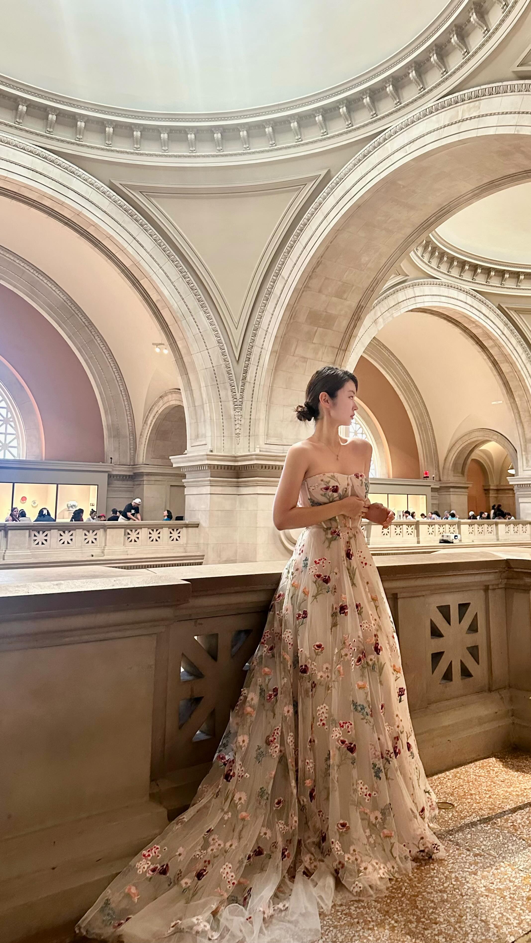 Instagram post by @cellistgaeunkim for ZAPAKA. Caption reads: Feeling like an ancient princess with....