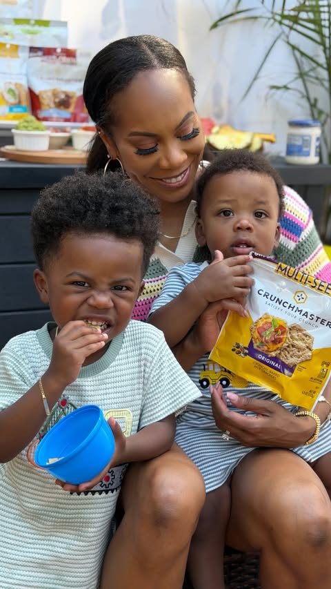 Instagram post by @sanyarichiross for Crunchmaster Crackers. Caption reads: It’s a @crunchmastercrackers summer ova here!!! We....