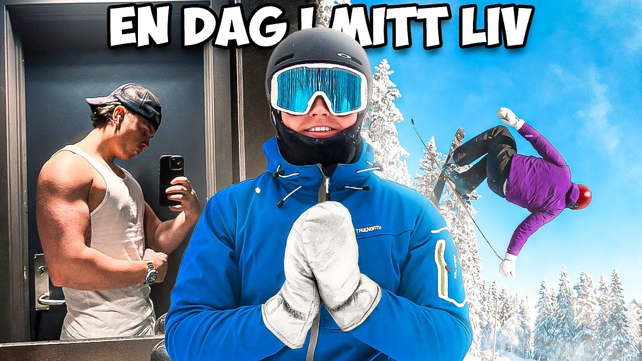 YouTube post by @MarkuzLife for NOCCO. Caption reads: [...] Fordi jeg er ambassadør for NOCCO, kan det....