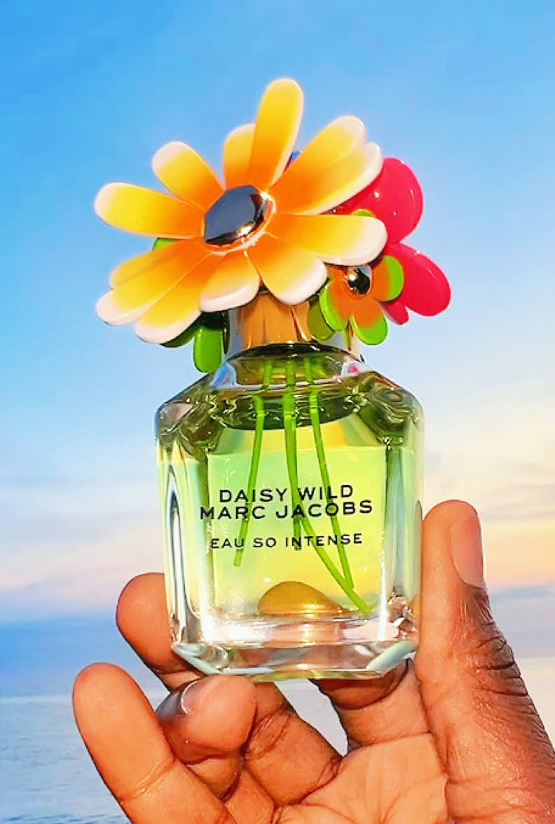 TikTok post by @ayascentdiary for The Perfume Shop. Caption reads: Daisy Wild Eau So Intense By Marc Jacob A gorgeous....