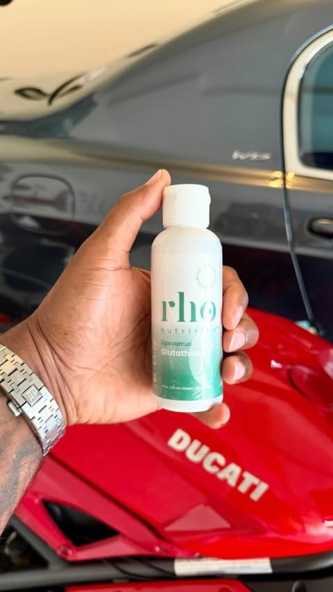 Instagram post by @1rjpatterson for Rho Nutrition. Caption reads: Two things is all I’m going to say. Rho & iM8.....